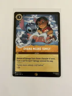 Disney Lorcana TCG Ohana Means Family 32/204 Winterspell Non Foil - Image 1