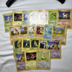 Vintage Pokemon Card Lot WOTC Holo Promo First Edition Shadowless MP-HP TCG - Image 1