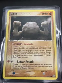 Pokemon Card - Ditto (Geodude) Delta Species 62/113 Common - Image 1