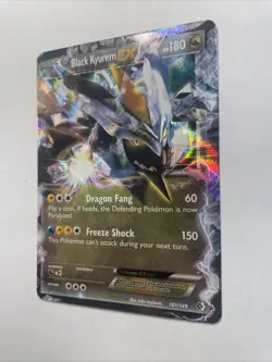 Black Kyurem EX 101/149 Boundaries Crossed NM Pokemon Card - Image 3