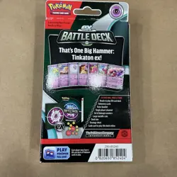 Pokemon TCG Ex Battle Deck TINKATON EX 60 Card Deck Level 1 Factory Sealed - Image 2
