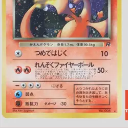 Dark Charizard No.006 1997 vintage Holo Promo Japanese Pokemon Card(A- rank) - Image 3