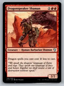 Commander 2017 #136 Dragonspeaker Shaman *M6 - Image 1