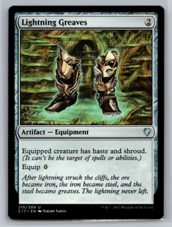 Commander 2017 #215 Lightning Greaves *M6 - Image 1