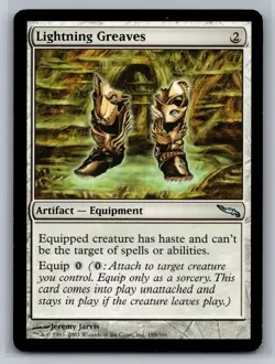 Mirrodin #199 Lightning Greaves *M6 - Image 1