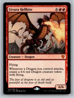 Commander 2017 #144 Utvara Hellkite *M6 - Image 1