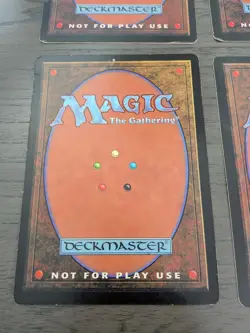 Four Oversized 6X9 Promo Special MAGIC MTG - Mountain, Shivan, Jester, Jaguar - Image 5