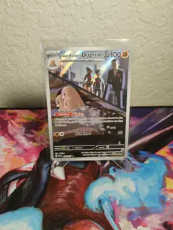 Team Rocket's Dugtrio 239/217 Illustration Rare Ascended Heroes Near Mint - Image 1