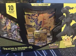 Pokemon TCG 2-Box Lot: Sea & Sky + Pikachu Zekrom-GX Booster Tag Team Premium - Image 3