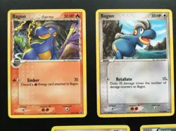 5x Old Pokemon Bagon Card Bundle - 2005 - 2015 TCG Cards - Image 2