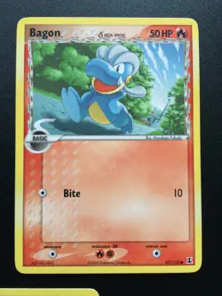 5x Old Pokemon Bagon Card Bundle - 2005 - 2015 TCG Cards - Image 3