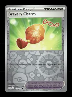 Bravery Charm 173/193 Paldea Evolved Reverse Holo NM/M Pokemon - Image 1