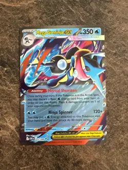 Mega Greninja ex 022/086 Chaos Rising ME Double Rare Pokemon NM #2 - Image 1
