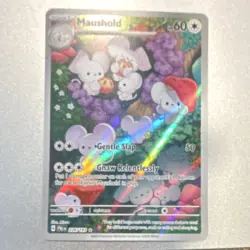 Pokemon TCG Maushold 226/193 SV02 Paldea Evolved Illustration Rare Holo EN - Image 1