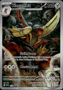 Kingambit 130 Holo P Scarlet & Violet Promo Pokemon Holo NM/M - Image 3