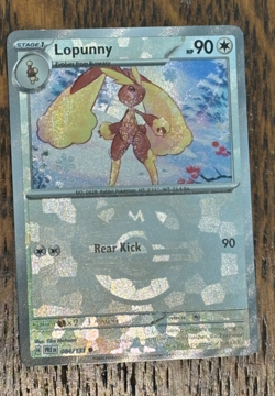 POKEMON TCG LOPUNNY MASTER BALL PATTERN HOLO 084/131 PRISMATIC EVOLUTIONS - Image 1