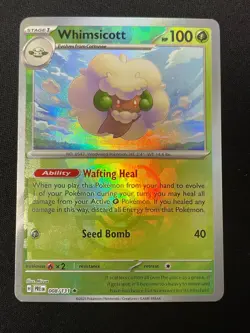 Pokemon Whimsicott (Master Ball Pattern) SV: Prismatic Evolutions 008/131 NM - Image 1