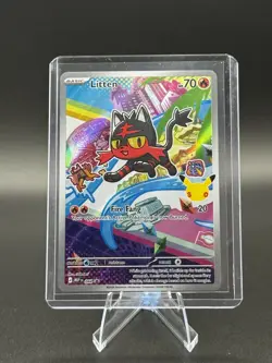 Litten My First Partner Illustration Collection Pokemon 30th - Image 1