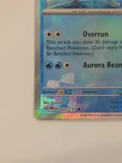 Suicune 24/131 Pokemon 2025 Prismatic Evolutions Master Ball Reverse Holo - Image 5