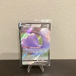 Pokemon Ditto V 050/072 Shining Fates Ultra Rare Holo English 170 HP V - Image 1