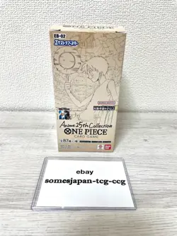 ONE PIECE Card Game EXTRA Anime 25th Box EB-02 Factory SEALED Japanese - Image 1