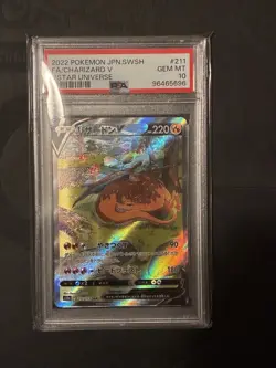 2022 POKEMON JAPANESE SWORD & SHIELD VSTAR UNIVERSE FULL ART/CHARIZARD V PSA 10 - Image 1