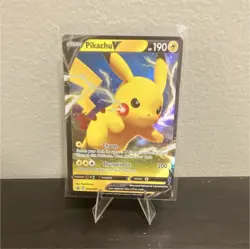 Pokemon Pikachu V 190 HP SWSH Sword & Shield Promo Holo Card SWSH061 - Image 1