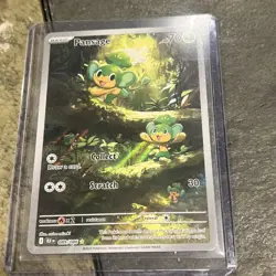 Pansage #89 Pokemon Black Bolt Near Illustration Rare IR Mint Full Art Holo - Image 1