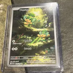 Pansage #89 Pokemon Black Bolt Near Illustration Rare IR Mint Full Art Holo - Image 2