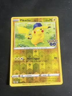 PIKACHU 028/078 - Pokemon GO R Reverse Holo LP - - Image 1