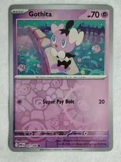 Gothits 41/86 Sv: White Flare Reverse Holo Pokemon TCG - Image 1