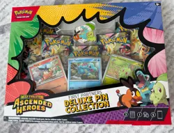 Pokemon TCG Ascended Heroes First Partner Deluxe Pin Collection Box Sealed New - Image 1