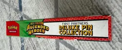 Pokemon TCG Ascended Heroes First Partner Deluxe Pin Collection Box Sealed New - Image 3