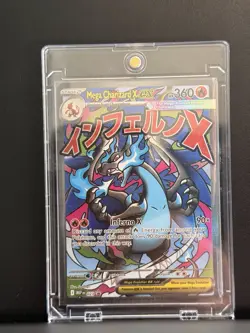 Mega Charizard X ex Pokemon Evolution Black Star (MEP) Promo #023 - Image 1