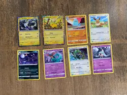 Lot Of 8 Diff Mcdonalds 2025 Pokemon Cards Holo Pikachu, Holo Miraidon, Evee Etc - Image 1