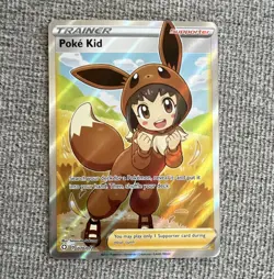 The Pokemon Company Poke Kid 070/072 Shining Fates Ultra Rare Holo English - Image 1