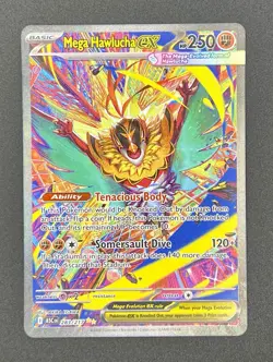 Pokemon Mega Hawlucha ex 283/217 SIR Special Illustration Rare Ascended Heroes - Image 1