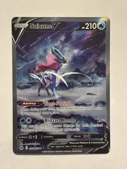 Suicune V GG38/GG70 Crown Zenith Galarian Gallery Ultra Rare Holo 210 HP - Image 1