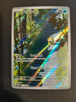 Pokemon TCG Psyduck Illustration Rare Holo 175/165 SV 151 EN 2023 - Image 1