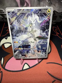 N's Reshiram 167/159 Stamped Promo Journey Together Pokemon Card - Image 1