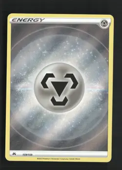 Pokemon SWSH: Crown Zenith #159/159 Metal Energy (Texture Full Art) Holo - Image 1