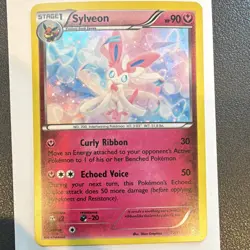 Pokemon Sylveon Deck Exclusives XY Furious Fists 072/111 Holo Rare 90 HP Eng - Image 1