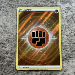 Pokemon TCG Fighting Energy 157/159 Textured Reverse Holo Crown Zenith NM/M - Image 1