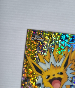 Pokemon 2000 Topps Chrome TV Animation Edition #135 Jolteon SPARKLE - LP/NM - Image 3