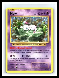 💥 Mew 53/108 XY - Evolutions 2016 Holo Rare Pokemon TCG - Image 1
