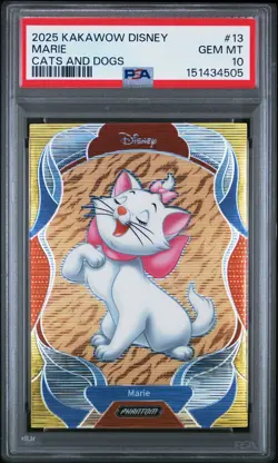 Marie 13 Kakawow Phantom Disney Cats Dogs Unknown PSA 10 - Image 1