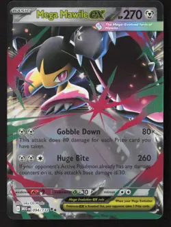 Mega Mawile ex Double Rare Holo MEG 094/132 NM Pokemon TCG - Image 1