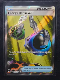 Pokemon Energy Retrieval Full Art Ultra Rare 108/086 Chaos Rising NM Pack Fresh - Image 1