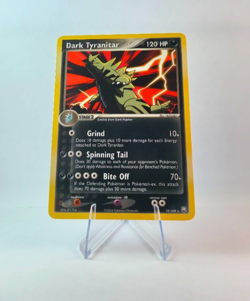 Dark Tyranitar 19/109 Pokemon Ex Team Rocket Returns Non-Holo MP Rare 2004 - Image 1