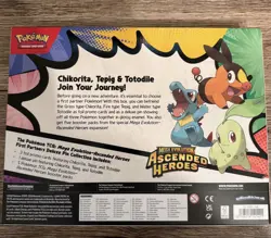 Pokemon TCG First Partners Deluxe Pin Collection Ascended Heroes Chikorita - Image 2